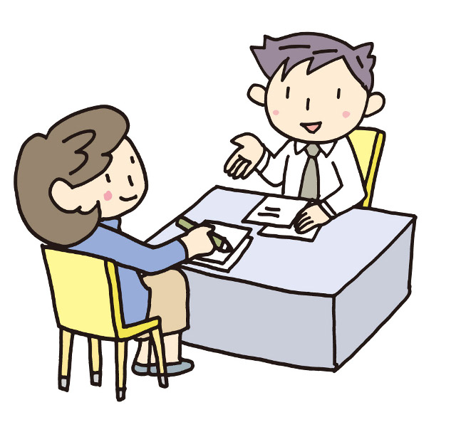 相談のイメージイラスト 失敗しない不動産購入 ふくろう不動産