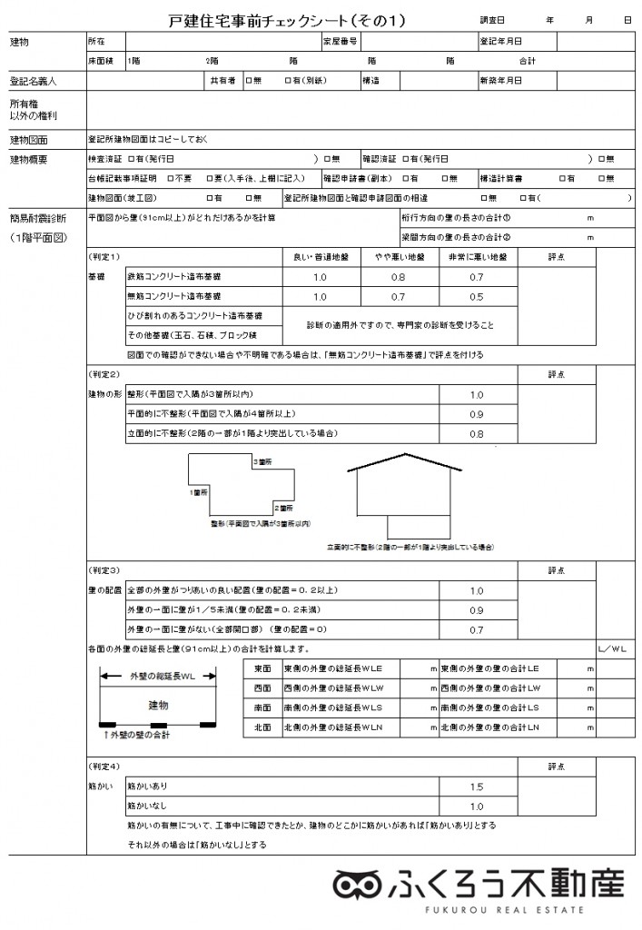 臨床家のためのダイアグラム操作法 ダイアグラム動診検査チェックシート付き 2-11.戸建住宅は法律と構造の両方を事前にチェックします | ふくろう