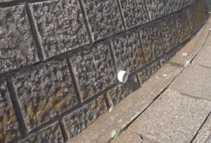 擁壁の水抜き穴